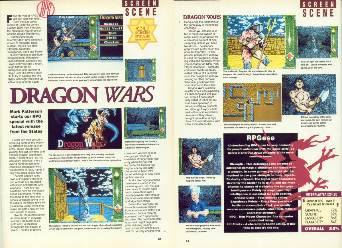rexthedogge's tweet photo. Another RPG I liked was Dragon Wars on the #amiga it was a dungeon crawler very much like Dungeon Master or Bard's Tale

#amiga1200 #EC64Forum #atarist #retrogaming #retrogames #retrogamer #commodore #amiga500 #16bit https://t.co/fkRDCLRdnD