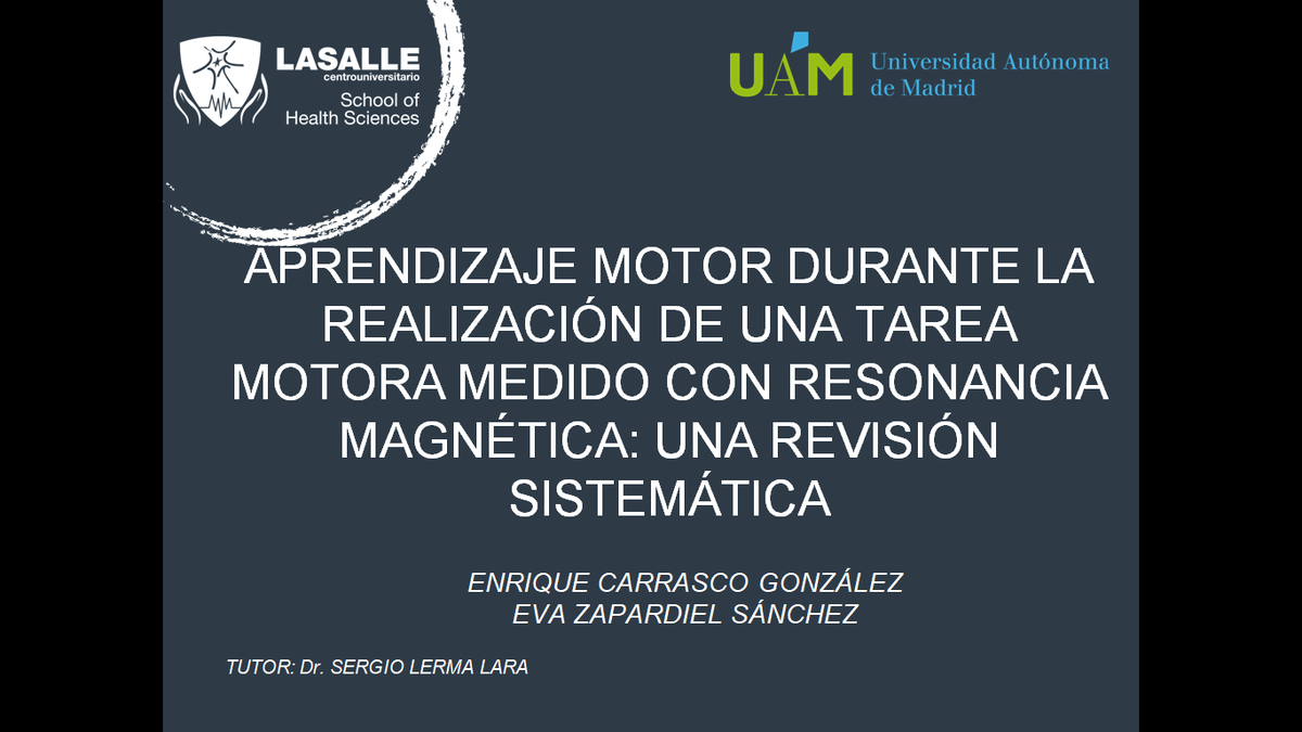 Queda presentado mi Trabajo de Fin de Máster y solo tengo palabras de agradecimiento. Gracias <a href="/slermalara/">Sergio Lerma Lara</a> por ser tan increíble. Gracias <a href="/EvaZeta_/">Eva 🌙</a> porque no hay, ni habrá, mejor compi. Orgulloso del trabajo realizado y de este equipo!! #SomosLaSalle