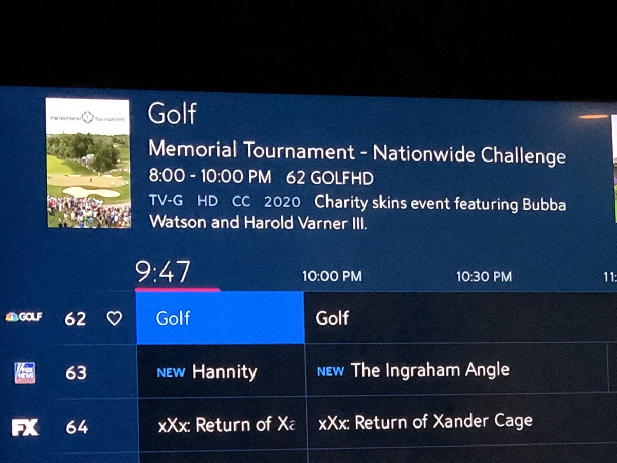 _abcurcio's tweet photo. @HV3_Golf @MemorialGolf We are ECU alums living in Dublin, OH. Wishing we could be at the course to cheer @HV3_Golf on in person. Love seeing your name highlighted on the TV guide last night. 💜☠️💛 https://t.co/cR7Hw9uUGq