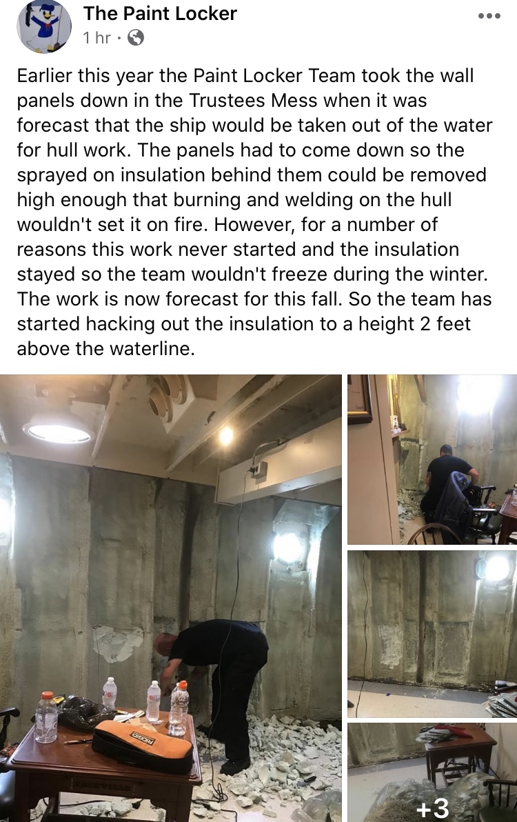 HMCSSACKVILLE1's tweet photo. From #ThePaintLocker on Facebook: the latest project in the Trustee’s mess. #RCNavy @CPOFastForward https://t.co/zq89yUGZam