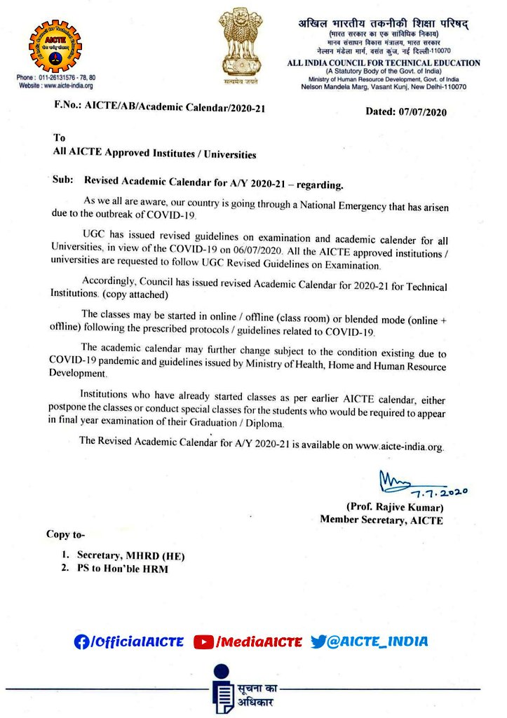 adityash2512's tweet photo. @drdineshbjp Sir please do clear decision on engineering students as @AICTE_INDIA asked engineering universities to follow @ugc_india guidelines https://t.co/1pINFGmvtH