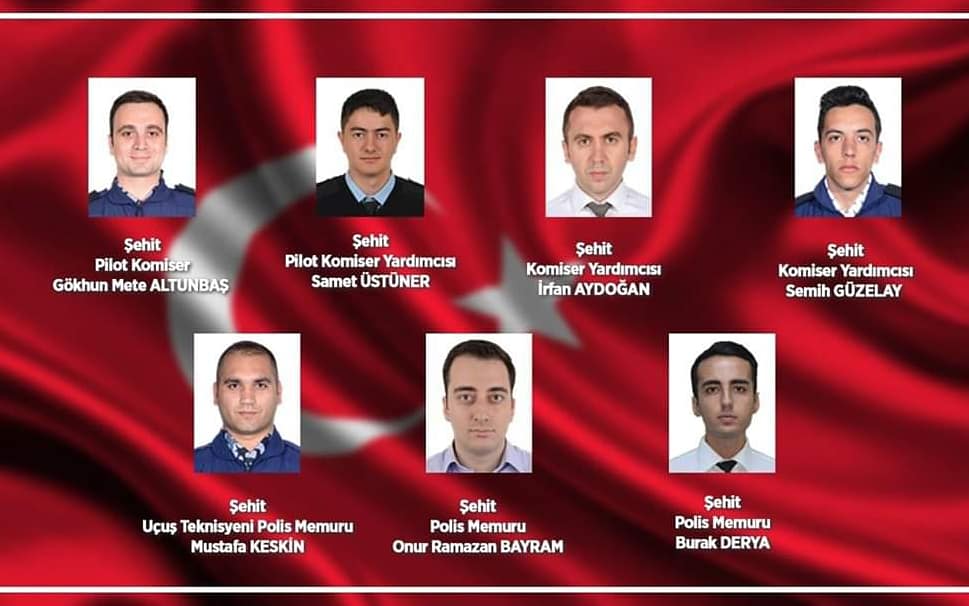 GencTihmender's tweet photo. Van Gevaş'ta Artos Dağı'na çarparak kırıma uğrayan uçakta ve Siirt’te çatışmada şehit olan polislerimize Allah’tan rahmet diliyoruz. 

Milletimizin başı sağ olsun.

#sehitlerimizvar https://t.co/GPFLJyNDHH