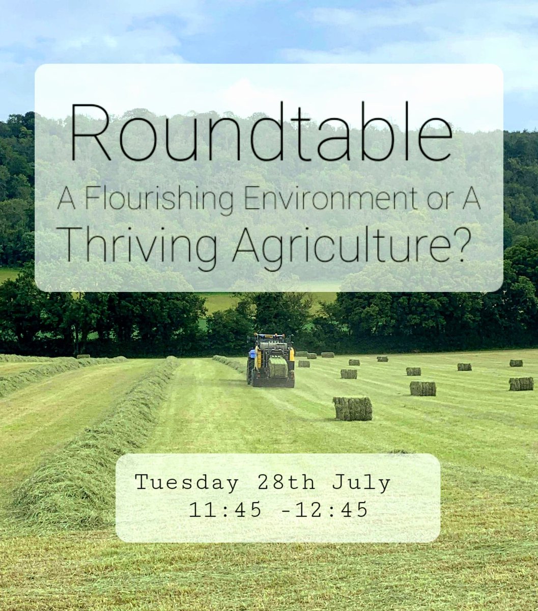 We have an excellent topical roundtable coming up on 
TUES 28th July 
Debating the increasing pressures of environment on food production.

Very topical as we start the change from #CommonAgriculturalPolicy to #EnvironmentalLandManagement 

Register: lnkd.in/d7aXvP