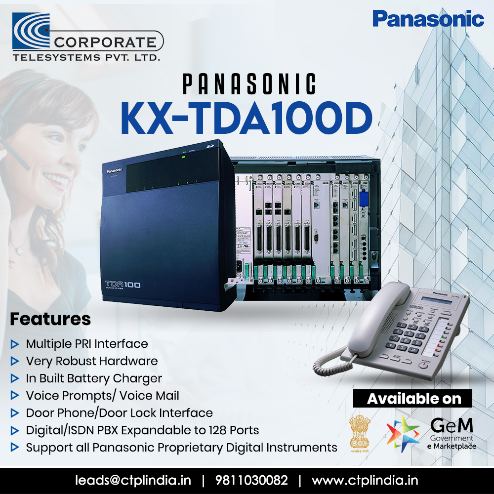 CTPLIndia's tweet photo. Panasonic KX-TDA100D

Read more at https://t.co/7SF6xszYRC

Or call us at 011-47282828 | 9811030082

#CTPL #CTPLIndia #Panasonic #KXTDA100D #Digital #ISDN #PBX #128Ports #BatteryCharger #VoiceMail #DoorPhone #PRI #DigitalInstrument https://t.co/40DjPqfop2