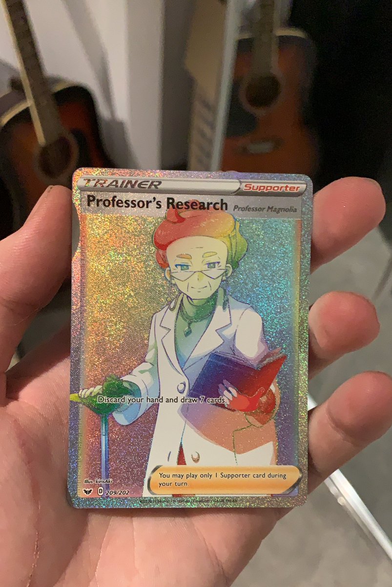 Haven’t touched Pokémon cards since I was a youngin then pulled this sucka