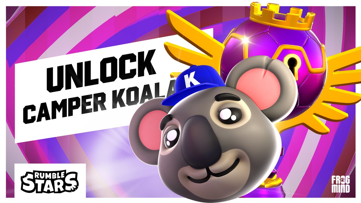 Be among the first ones to unlock and play with the KOALA in your deck! 🐨 It's time for Special UNLOCK Event! ⚽️⚡

#RumbleStars #Soccer #Football #Event #Koala