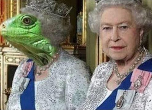 the first theory we're gonna get into is the lightest (and a little ridiculous), and it's that queen elizabeth is actually a reptilian shapeshifter. the theory states that the queen gained all of her power because her ancestors