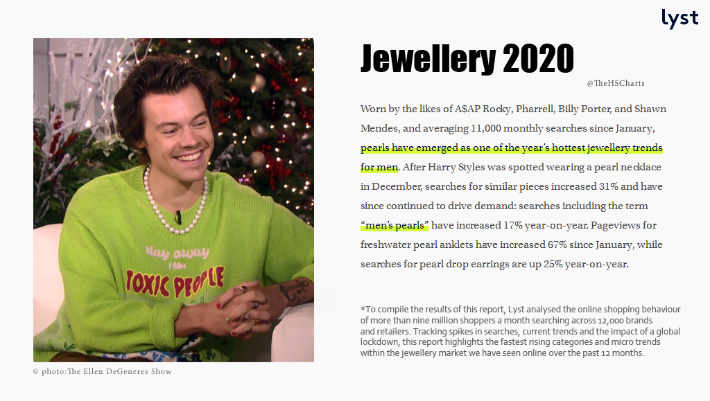 Harry Styles Makes A Case For Pearl Necklaces Harry Styles Clothes | Hot  Sex Picture