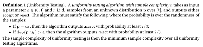 So, before delving deeper, let's recall what total variation distance is, and formalize the question. The former is basically a measure of how distinguishable two distributions are given a single sample. https://en.wikipedia.org/wiki/Total_variation_distance_of_probability_measuresThe latter... is below.3/n