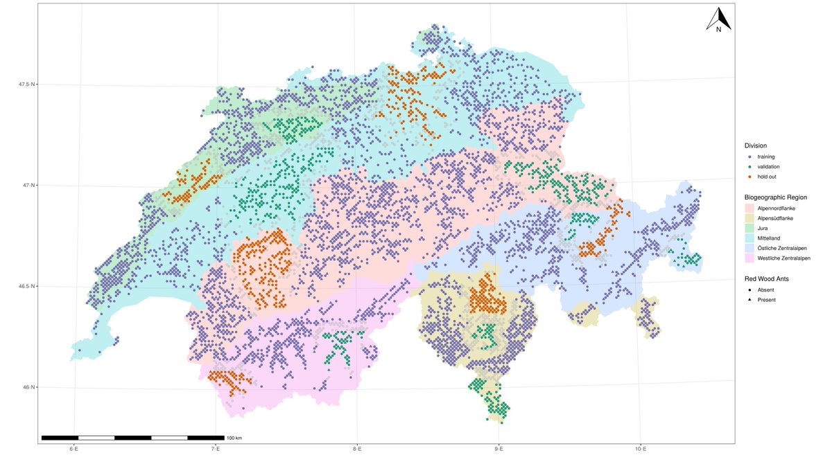 benrfitzpatrick's tweet photo. #spatial #CrossValidation & a #visualisation for #InterpretableMachineLearning applied to #SpeciesDistributionModelling
my 10min #vISEC2020 talk is available on YouTube:
https://t.co/vnS0PyvGUE
this analysis was completed with #RStats https://t.co/JzFUJvH5yk