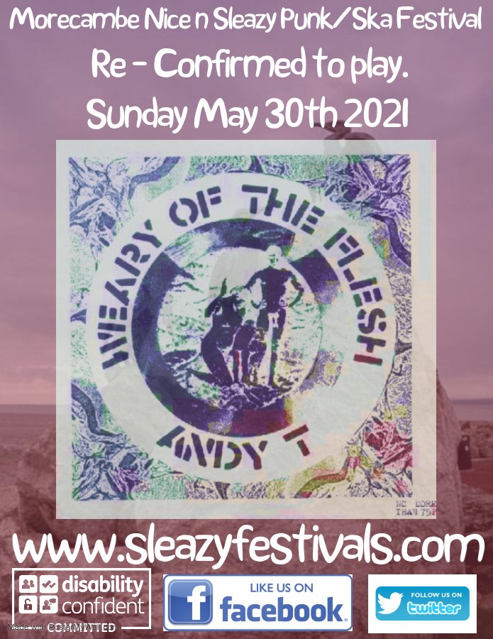 Morecambe Nice n Sleazy Punk/Ska Festival, one of very few Uk festivals to be certified Disability Confident Committed. A truly inclusive festival every late May Bank Holiday. sleazyfestivals.com