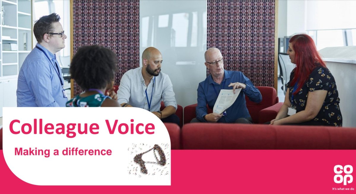 LiamSylvester's tweet photo. Amazing to pick up video calls with all of our new @coopukcolleague Colleague Voice Area reps on our Central Division yesterday 😁 Massive thanks to @SamC_J for sharing your experiences as Local CV rep on the calls  👍 #colleaguevoice @tinamitchell123 @CP_Whitf @catherinearmst https://t.co/YQNTD6q2Ab