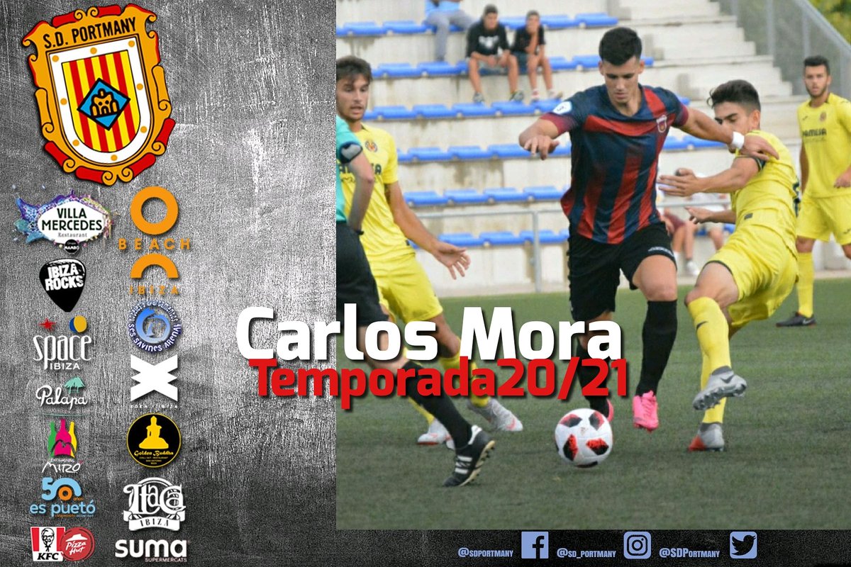 📢OFICIAL|<a href="/carlosmora94/">Carlos Mora</a> ficha por el Portmany. Mediocentro box to box; aportar equilibrio con trabajo y despliegue físico. Procedente de la 3ª Valenciana con el CD Eldense, el Novelda CF y categorías inferiores del Hércules CF. Vamooos Carlos! 💪🏻🍀⚽ #sdportmany #somportmany