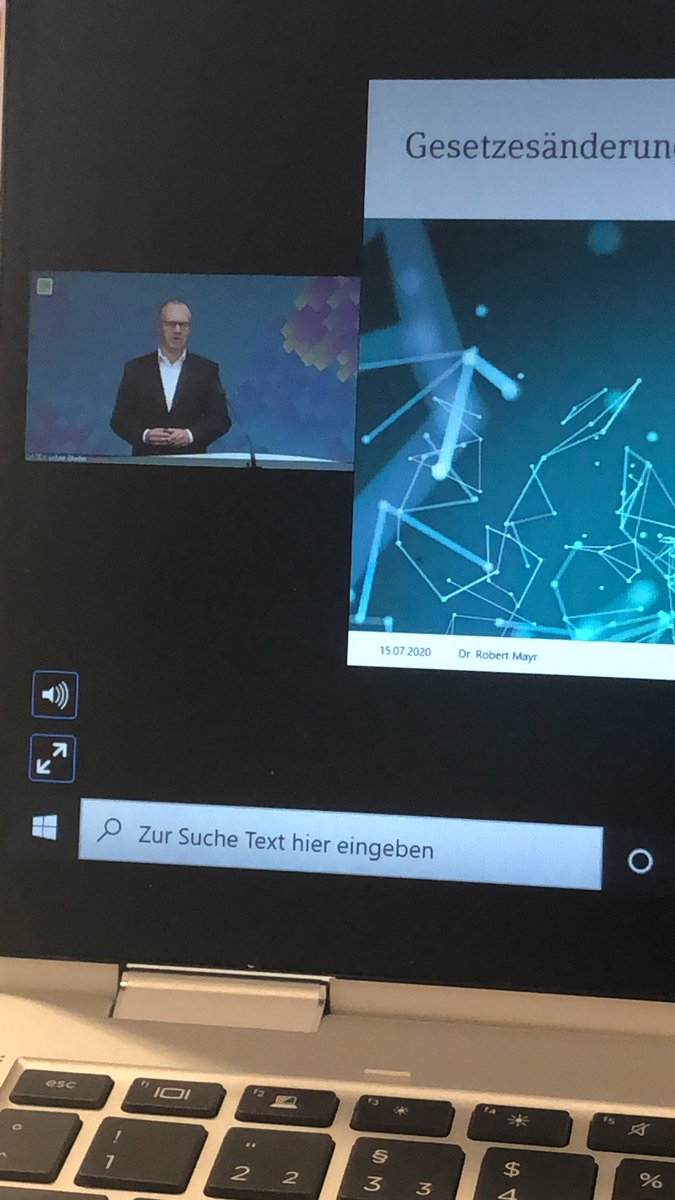 #DatevDigicamp interessanter Impulsvortrag von <a href="/Dr_Robert_Mayr/">Prof. Dr. Robert Mayr</a> auch die Online-Version des #DatevDigicamp bringt eine gute Atmosphäre rüber...
#digitalrockstar #25StundenWoche #digitator #digitalekanzlei2019 #digitalekanzlei2020 #datevandersdenken 
#wirdigitalisierendennorden