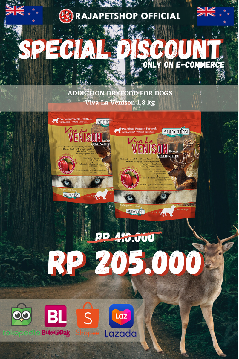 Dryfood anjing organic grain-free harga spesial hanya di Rajapetshop! Yuk segera cek e-commerce Rajapetshop Official!

#dogsoftwitter #dogsofinstagram #dogstagram #doggy #dogs #doglovers #doglove #anjing #doggie #petshop #doggychallenge #dogecoin