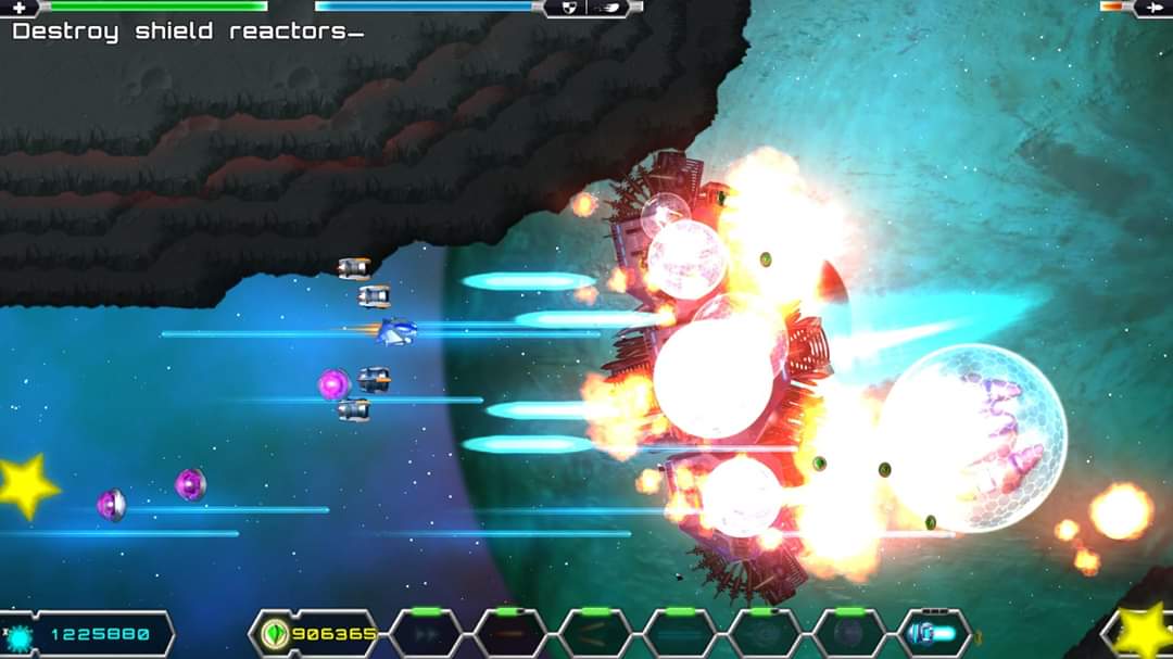 Nebula_Design's tweet photo. Iridium is releasing very soon 😃

#Iridium #ShootEmUp #shmup #gaming #videogames #retrogaming #indiegame #indirgamedev
@invent71 @TristaBytes @TheGuruMeditate @tacopill @sanitycheckme @pwn @pixeljamgames https://t.co/czEpRtvyzA https://t.co/M5ICCFkxhb