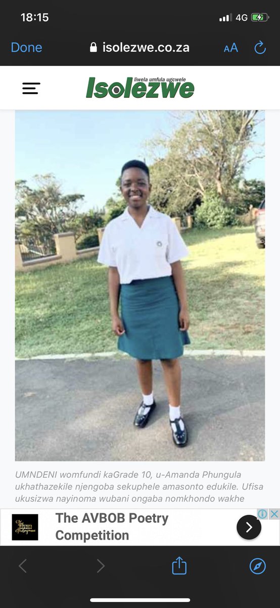 Idomusik's tweet photo. 🚨MISSING CHILD ALERT🚨 . Amanda Phungula 15 years old, missing since 24 June in Yellowood Park, Durban.
#SAHomeAffairsCorruption
#BLACKCOFFEE
#twitterhacked
#AreWeGoodWithoutChurch https://t.co/ytTAmcsKLc