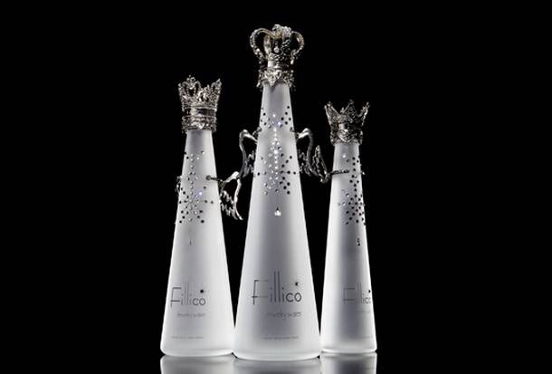 Fillico – $219 (N84,753)per 750mlThe glass bottles with Swarovski crystals are elegant, but the water is luxurious, too. The water that is in the bottles hails from a highly regarded spring in Kobe, Japan, known as Nunobiki and is used by a Sake producer in Kobe.