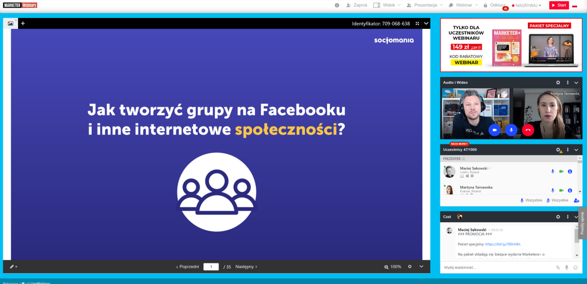 magazynmarketer's tweet photo. O 10-tej zaczynamy. Zapraszamy.🙂PS Jeszcze możesz dołączyć - po potwierdzeniu rejestracji, od razu na mejla otrzymasz link do spotkania: 
https://t.co/fCxg5bGHPh https://t.co/26QkYTE3aP