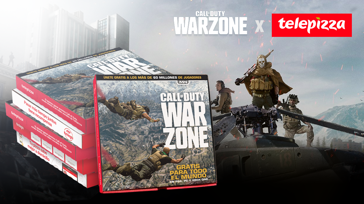 telepizza_es's tweet photo. RT si quieres que abramos las cajas con más #PizzasGratis y premios de @CallofDutyES 😎

#WarzoneXTelepizza https://t.co/OVw9ansYs6