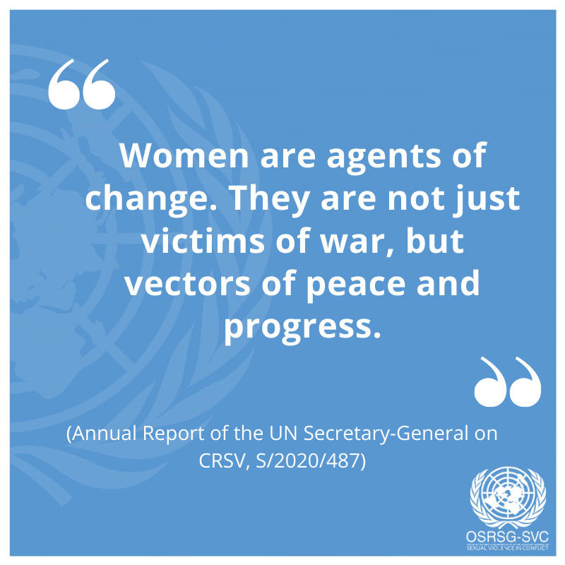 UNPeacekeeping's tweet photo. Learn more at the Open Debate on Conflict-Related Sexual Violence on Friday, 17 July, 10 AM ET 👉https://t.co/oAkdD5F5Vh #endCRSV #EndRapeInWar #WPSin2020 https://t.co/tjHI2HLmx3