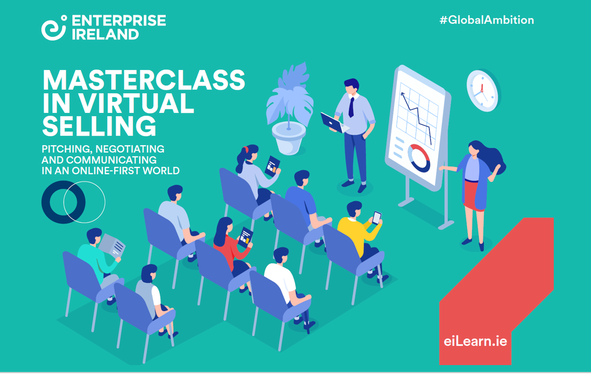 Our first 1/2 day virtual session to move companies export Sales Meetings online starts this morning. Delivered with @IMSMarketings intensive, interactive, small classes give #GlobalAmbition. Huge demand, if you want to join the next session, contact your Enterprise Ireland DA.