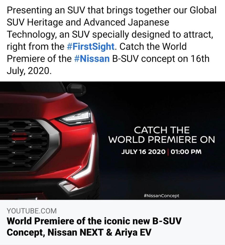 ecardlr_com's tweet photo. World Premiere of the iconic new B-SUV Concept, Nissan NEXT &amp; Ariya EV

#nissan #Cars #skyline #car #datsun #Ariya https://t.co/7G90l7HrJZ