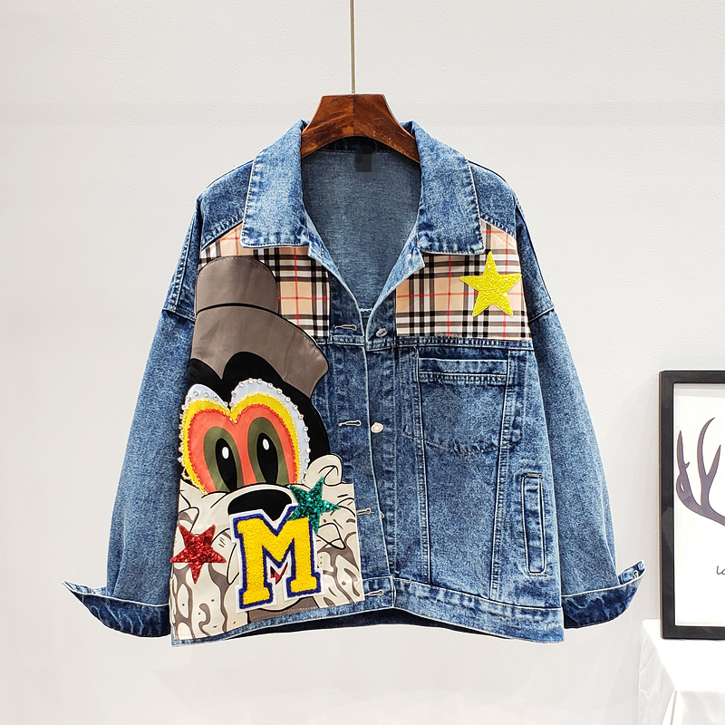 boopdocom's tweet photo. ZAUL FANTO BASIC COLLECTION CARTOON SEQUIN DENIM JEAN WOMEN JACKET #simplefit #denimheads #ruggedwear #sustainablefashion #denimporn #denimjacket #denimfashion #pinkdenimjacket #pinkovercoat #whitedenimjacket #whitedenim #whiteovercoat #bluedenim #bluejacket #blueovercoat #trends https://t.co/6OzR2O0U8n