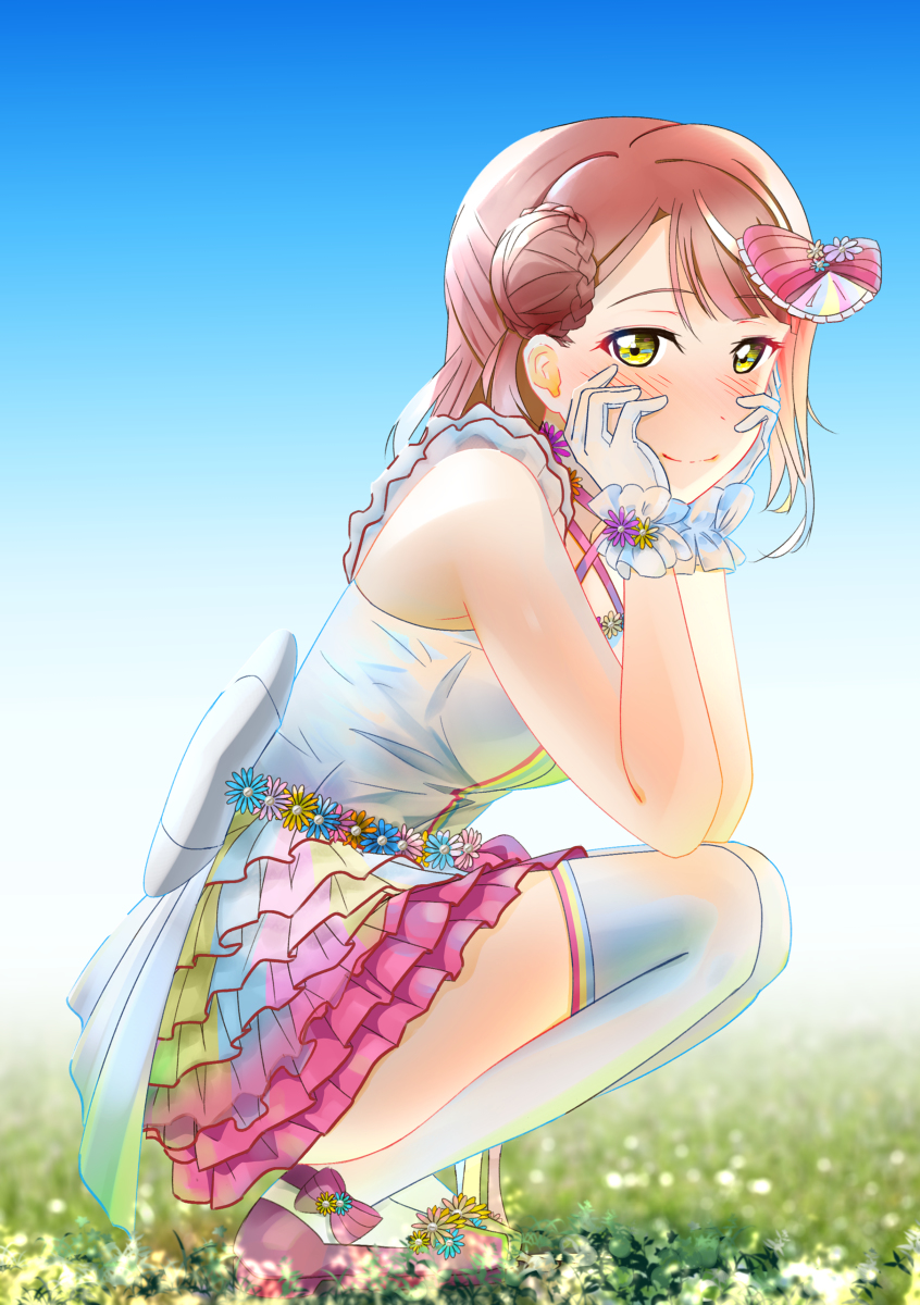 上原歩夢 「Love U my friends #ラブライブ! #虹ヶ咲学園スクールアイドル」|zakimpo 🎀のイラスト