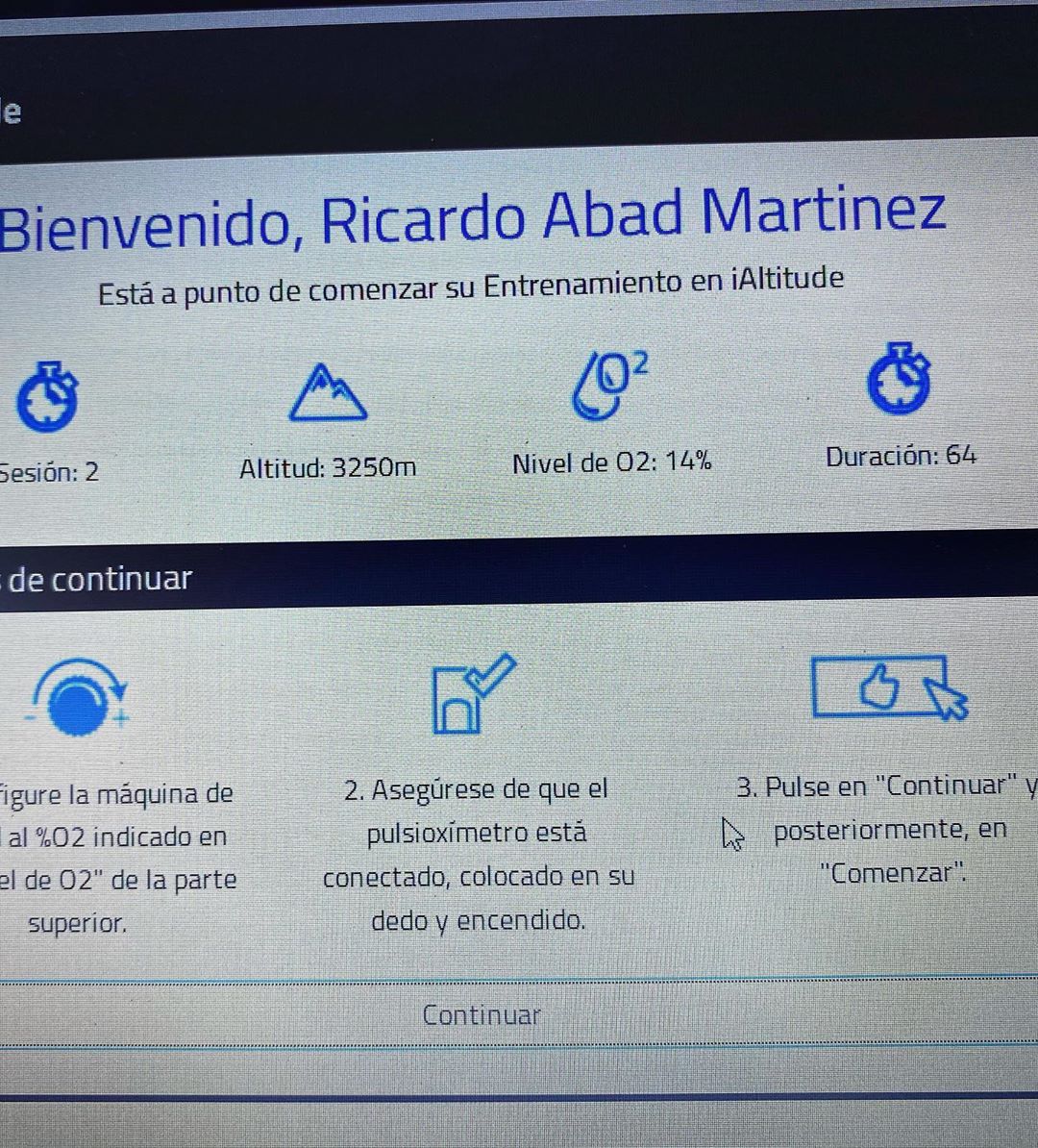 ialtitude_'s tweet photo. #Nuestrovalorerestú;
@RikiAbad incorpora el #entrenamiento en #altitud #simulada @ialtitude_ para su próximo reto.
Una vez más, grandes #deportistas con compromiso #solidario, nos elijen para preparar la #Maratón en la cima del #Kilimanjaro a 6.000 metros.
#maratonesdealtura https://t.co/OBtJkiSXH3