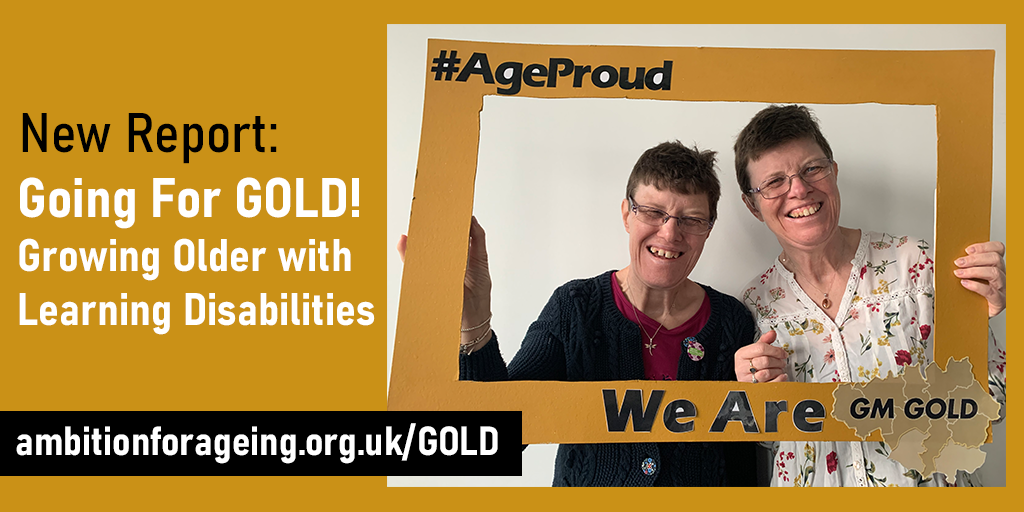 AfAgeing's tweet photo. 📣 NEW REPORT 📣

Going for GOLD! Growing Older with Learning Disabilities: An inclusive research project to reduce social isolation amongst older adults with learning disabilities, led by @ManMetUni  

Read it here: https://t.co/xCi21BUy5H

What did the research find? (1/6) https://t.co/GU2E63klfh