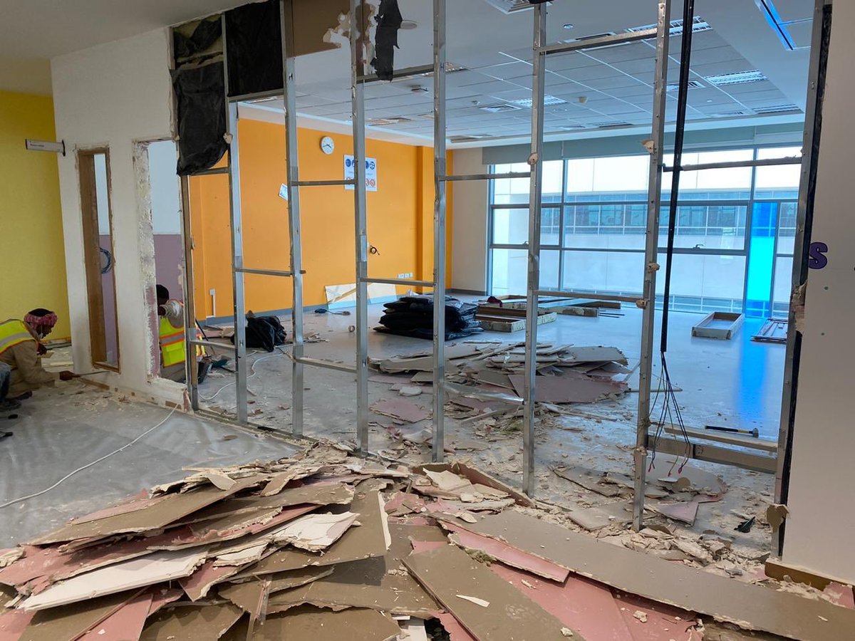 GEMS_WSO's tweet photo. A #sneakpeak at the work being done on the #WSOPost16 development! Follow our Facebook page for a #facebooklive look round next week! #GEMS #LearningNeverStops https://t.co/CzxaIyUgd5