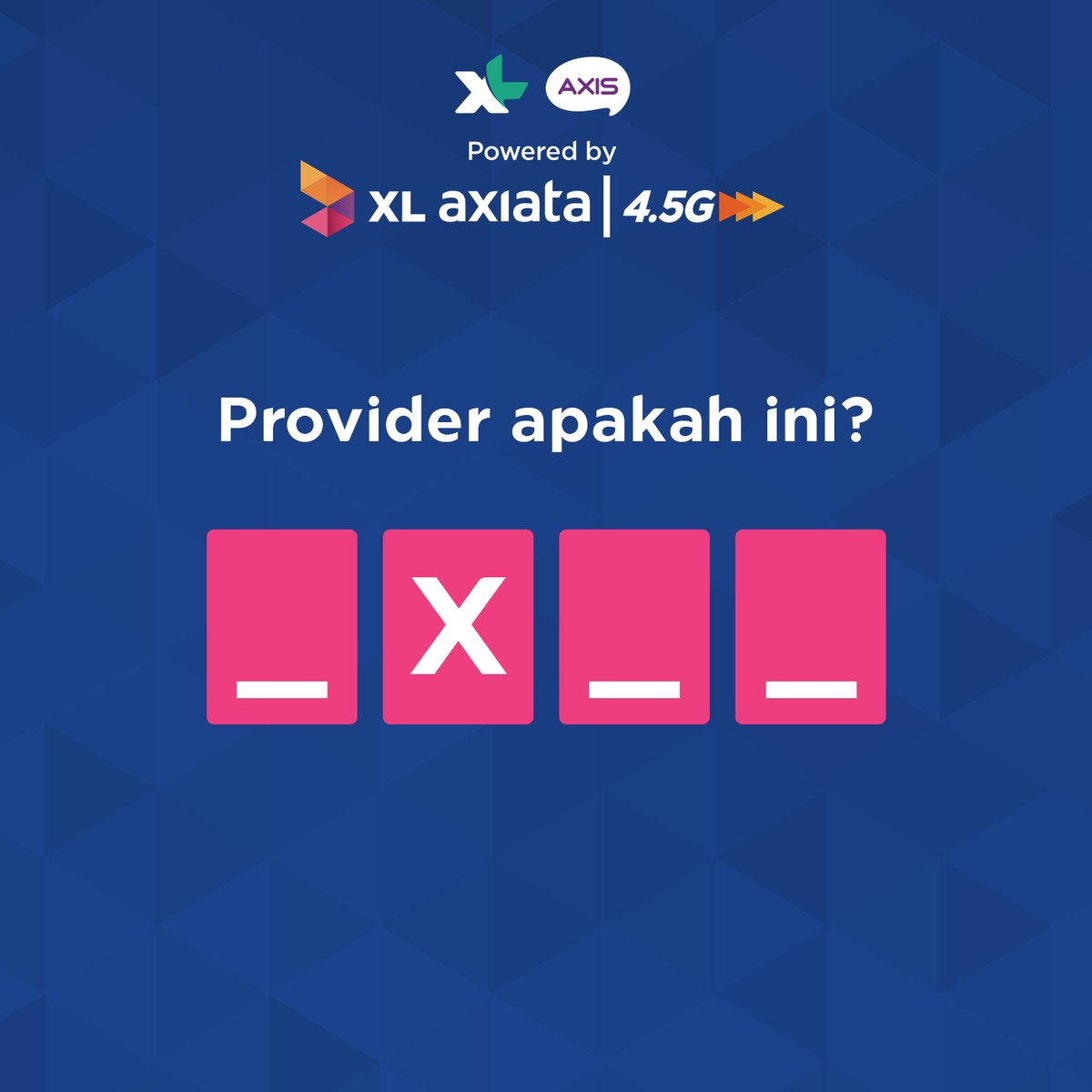 XLSMART's tweet photo. Nih syaratnya:

1. Follow 
@XLAxiata_Tbk

2. Retweet
3. Jawab dengan hashtag #MajuTerus #JaringanInternetStabil #Fiberisasi https://t.co/PypYqmjeCR