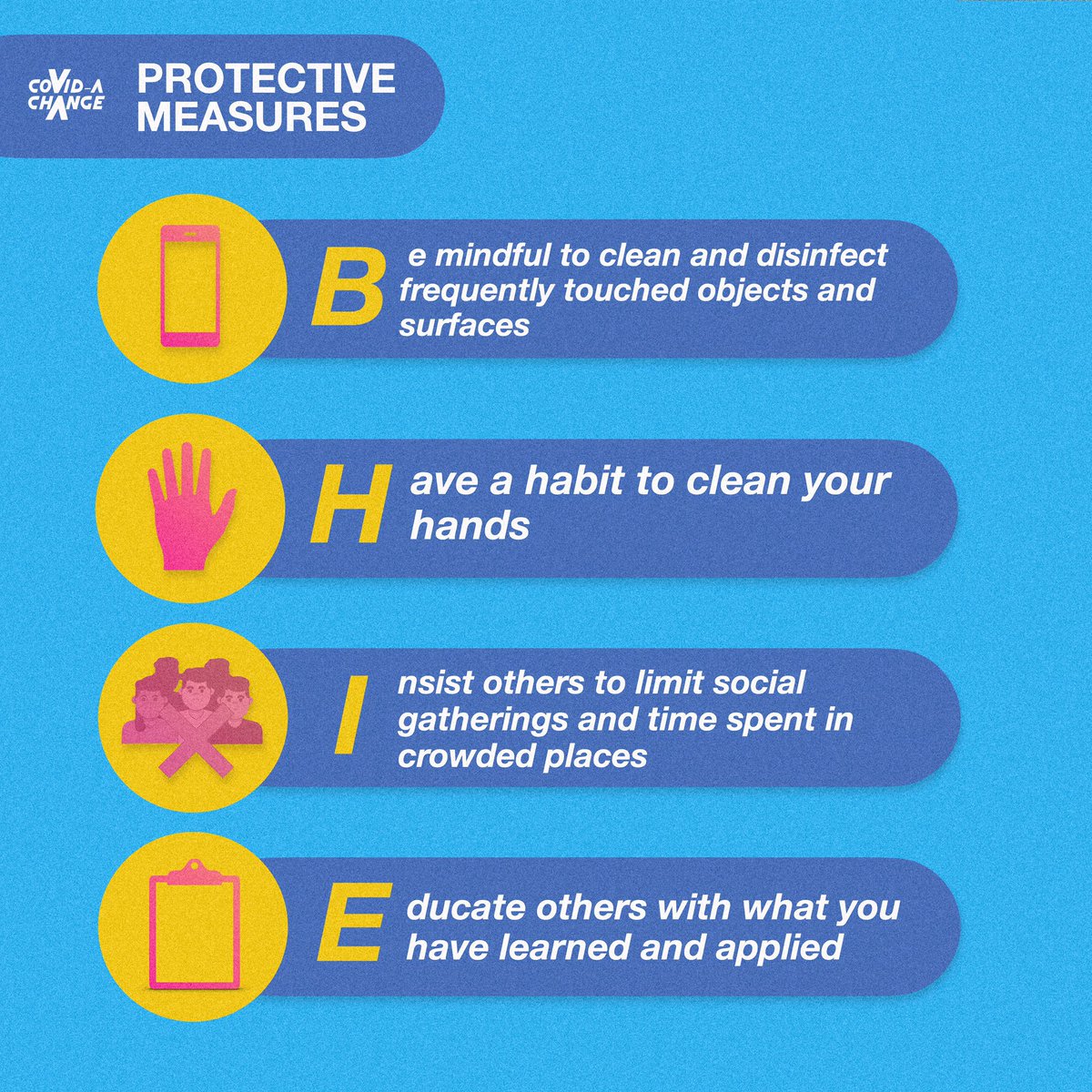 covidachange's tweet photo. “luh grabe ka naman bhie!”

In times like this, it's wiser to be cautious than to be hasty and do something we all would potentially regret afterwards. Kaya bhie, don't go out without proper protection and wash your hands often!

#CoVIDAChange #GoBeTheChange https://t.co/93ll8uCHXK