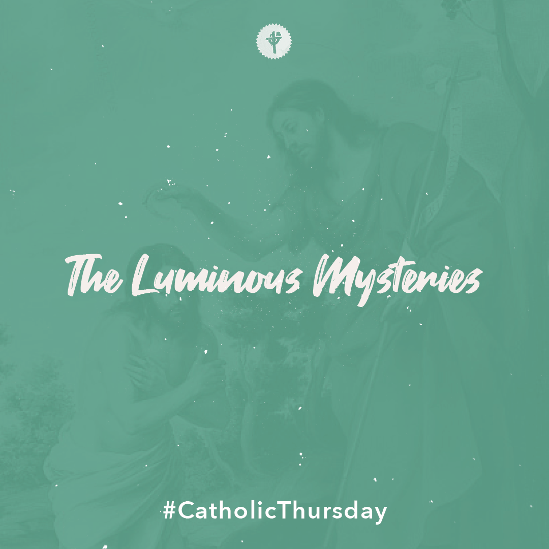 cfcyfcuae's tweet photo. For this week's #CatholicThursdays, we will be talking about the mystery that we pray every Thursday which is The Luminous Mysteries! 

#YFCUAE
#Kristogram
#Catholic https://t.co/YvG2Bxs7rb