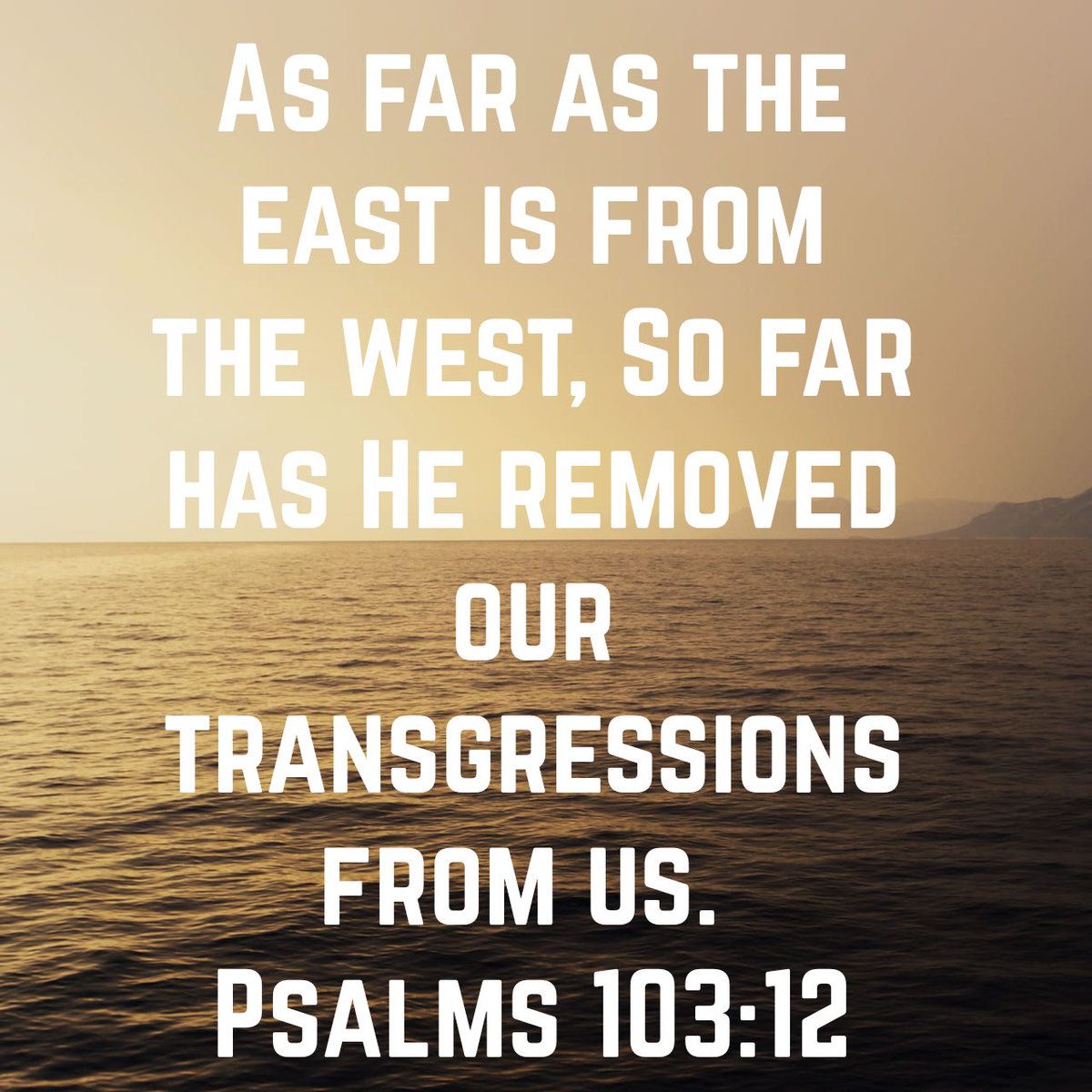 As far as the east is from the west, So far has He removed our transgressions from us.
Psalms 1…
bible.com/bible/114/psa.…