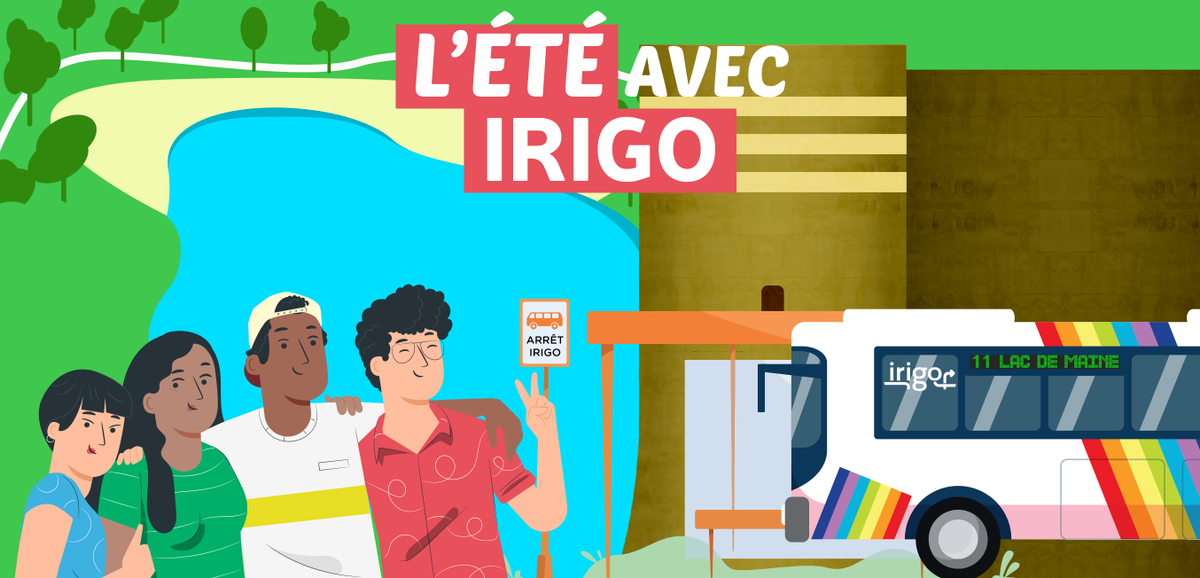 [L’ÉTÉ AVEC IRIGO] C’est « l’été au Lac » à Angers ! Animations, sport, concerts.. Depuis le centre-ville, la ligne 11 vous emmène en - de 15 min au Lac de Maine. Correspondance avec le tram à l’arrêt Les Gares ou en bus à l’arrêt République. + d’infos sur angers.fr/vivre-a-angers…