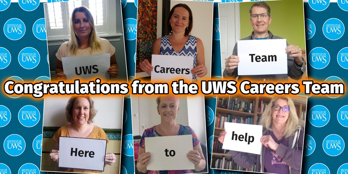 CareersUWS's tweet photo. Congratulations to all of our new graduates this week! You've done amazingly well to graduate successfully during this very challenging time 🎓🙌🎉 #uwsgraduate2020 https://t.co/1m7Chok3XS