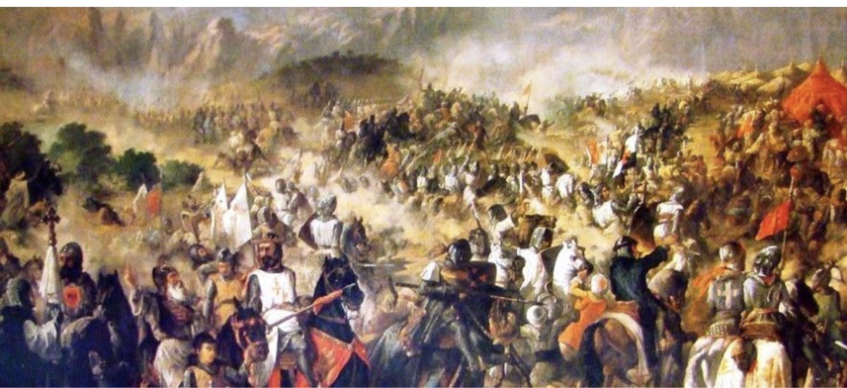 Un 16 de julio de 1212 fue la batalla de #Navas de Tolosa y el inicio de la caída del imperio Almohade en España. Fue una batalla decisiva de la Reconquista, clave para todos los cristianos frente a la dominación musulmana.