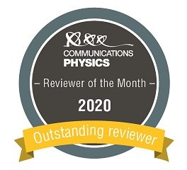 CommsPhys's tweet photo. This month's Outstanding Reviewer is Robert Großmann! Thank-you Robert for going above and beyond in your efforts as a referee.
Please know, we're very grateful to all our reviewers for helping us to carry on evaluating new research during this difficult time. https://t.co/YNbkPTeX1F