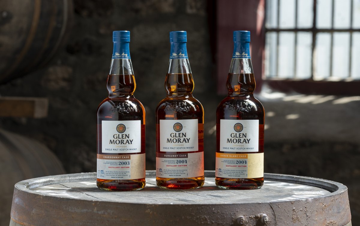 TheWhiskyBiz's tweet photo. Glen Moray launches three new Distillery Edition bottlings: https://t.co/He989xUnlj @GlenMorayDist @GlenMorayIain  #scotch #whisky #news https://t.co/83NOVwqaRJ