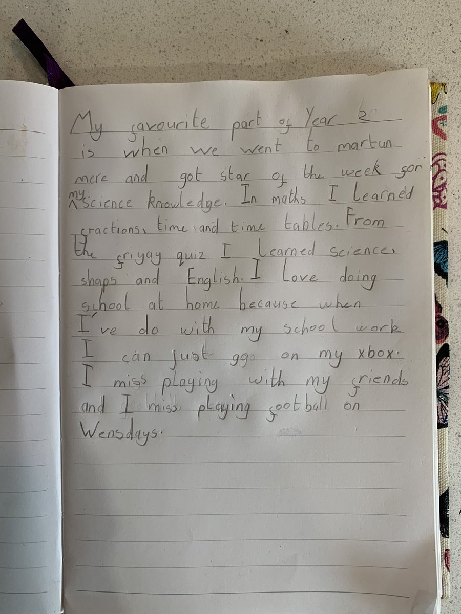 KimmFair's tweet photo. @stbartscey2 Reid’s summary of year 2 https://t.co/1uktHEaLM8