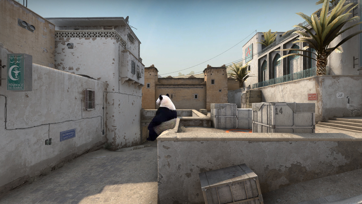 BLASTPremier's tweet photo. Me waiting around on A site when the opponents just keep rushing B every round 🐼

#BLASTPremier https://t.co/i6trkaJWcl