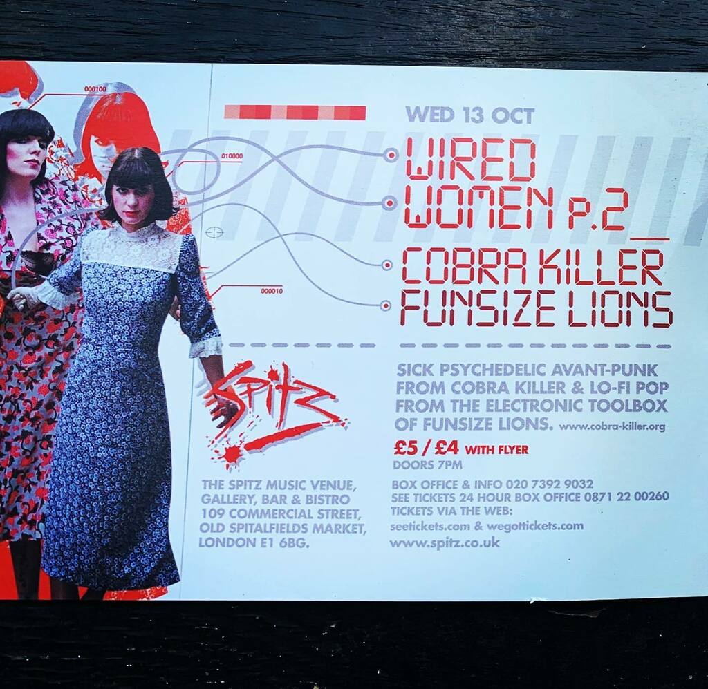 PineyGir's tweet photo. #TBT I used to promote a club night #wiredwomen w/ @anatbendavid @fionawooton @sebemina at #thespitz soooo many #goodtimes I miss this venue & these lovely people xx #womeninmusic #diyartist #throwbackthursday #cobrakiller #funsizelions https://t.co/KmxyCqT8Rr https://t.co/zgxj2dZpha