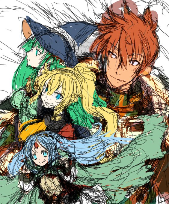 ランチルパーティーの中で魔王化前のランスを知っている子たち。他の仲間とは違った心情を表現…する技術はない( ゜Д゜)
そもそもこれは仕上げる前に嫌になって辞めちゃうやつ 