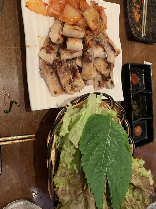 昨夜の美味しい浮世絵展からの韓国料理🇰🇷 美味かった✌️ https://t.co/FqAEMg4fD1<a href="/tag/%E8%B5%A4%E5%9D%82%E3%83%93%E3%83%83%E3%82%B0%E3%83%99%E3%83%B3%E3%82%BB%E3%82%AB%E3%83%B3%E3%83%89"class="tags"><span>#赤坂ビッグベンセカンド</span></a><a href="/tag/%E3%82%B7%E3%83%A3%E3%83%B3%E3%83%91%E3%83%B3%E5%A4%A7%E5%A5%BD%E3%81%8D"class="tags"><span>#シャンパン大好き</span></a>