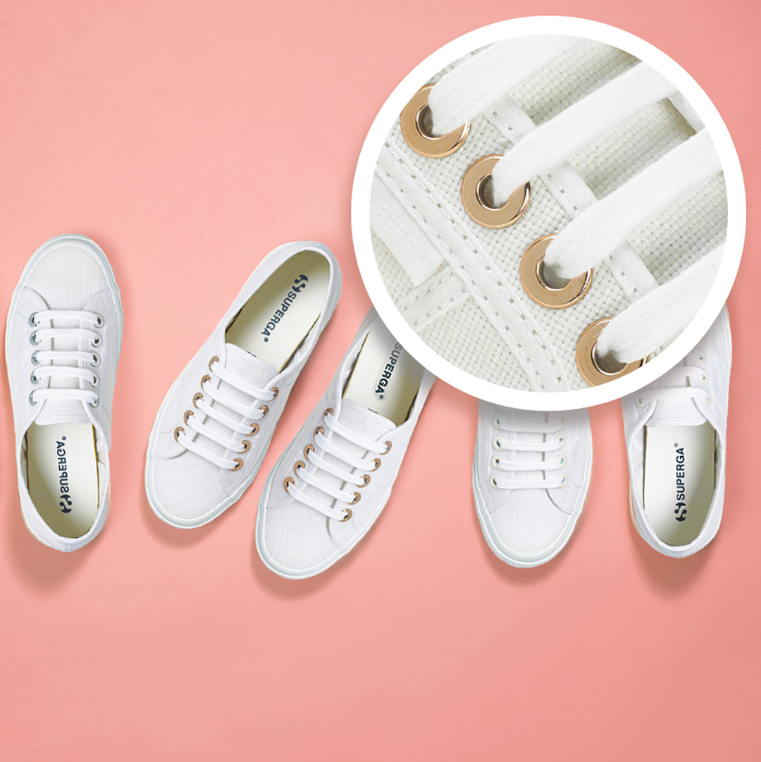 superga shimmer trainers