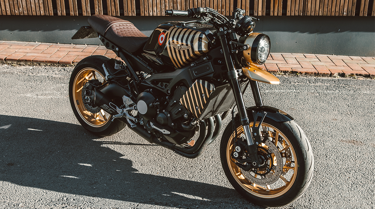 Bunker Custom Cycles created a special edition from the Chimera Kit: it’s the 'SoloTurk' project, made with a #XSR900, inspired by the F-16c acrobatic show fighter jet.💯 #YardBuilt