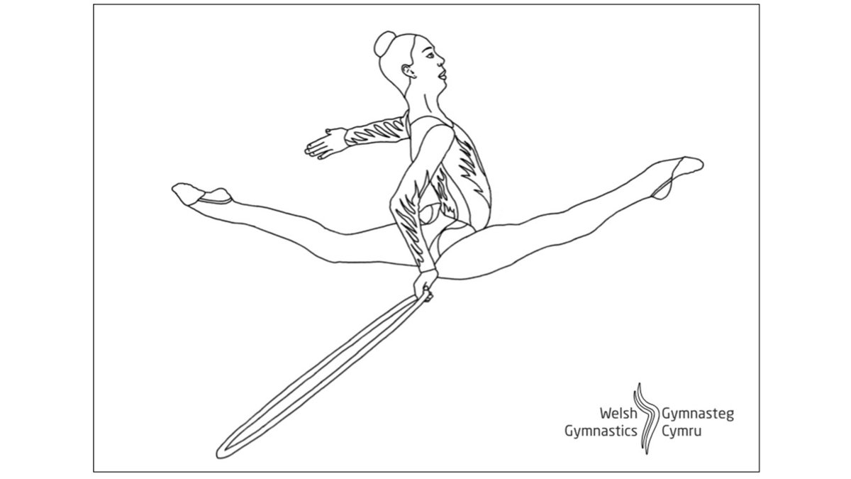 WelshGymnastics's tweet photo. It's time to get creative with our official Welsh Gymnastics colouring pages. Don't forget to share your artwork with us on social media #KeepYourPassion #GymForAll https://t.co/YjsrWUfq5x