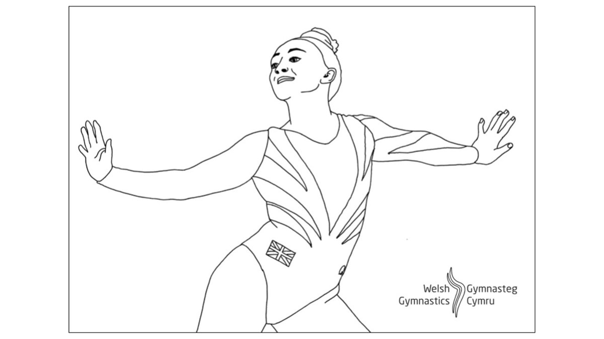 WelshGymnastics's tweet photo. It's time to get creative with our official Welsh Gymnastics colouring pages. Don't forget to share your artwork with us on social media #KeepYourPassion #GymForAll https://t.co/YjsrWUfq5x